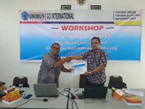 Read more about the article Workshop SIPTS, SIJAGO dan SISTER Bagi Dosen Fakultas Teknik Unimus