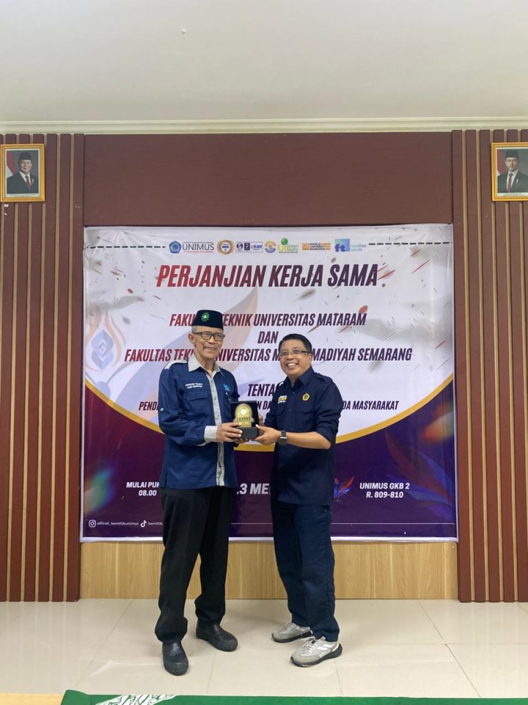 FT UNIMUS dan FT UNRAM Tandatangani Kerja Sama Penguatan Kolaborasi Akademik dan Kemahasiswaan