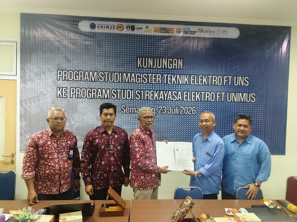 Kunjungan Akademik & Penandatanganan Kerja Sama Magister Teknik Elektro UNS