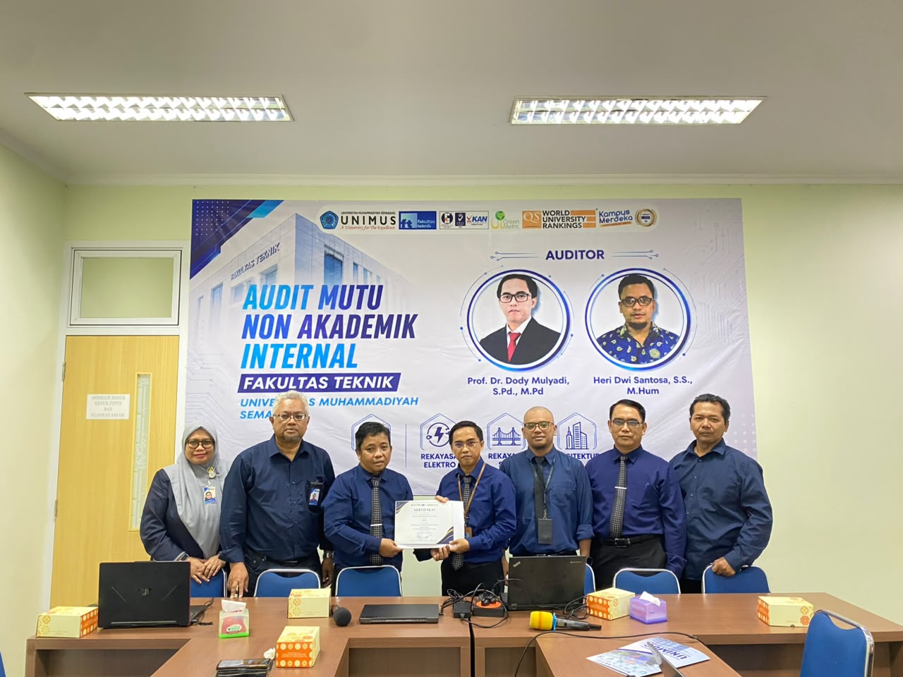Read more about the article Audit Mutu Non Akademik (AMNAI) Fakultas Teknik Universitas Muhammadiyah Semarang Tahun 2026