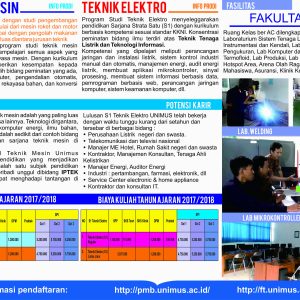 PROGRAM STUDI DI FAKULTAS TEKNIK